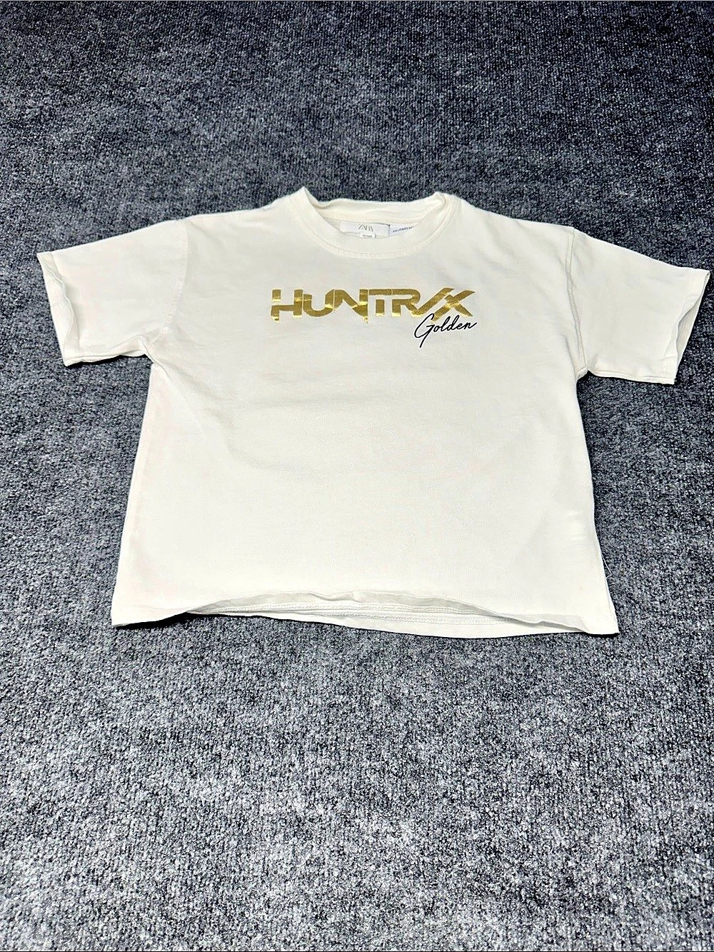 Zara KPOP Demon Hunters Huntrix T-Shirt Girls 8-9 Years